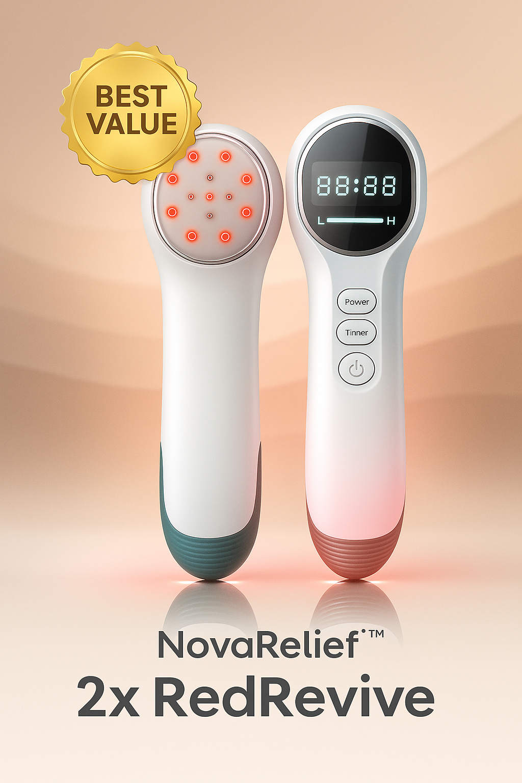 2x RedRevive™ Therapy Wand For Targeting Pain In One Area